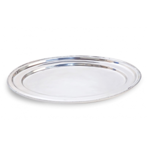 Bandeja de plata ovalada de alta calidad. Especialistas en listas de boda Cuidada selección de artículos de mesa y decoración