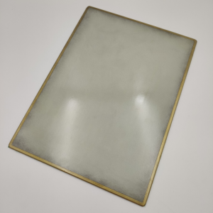 Fuente rectangular de cristal con asas. Especialistas en listas de boda Cuidada selección de artículos de mesa y decoración
