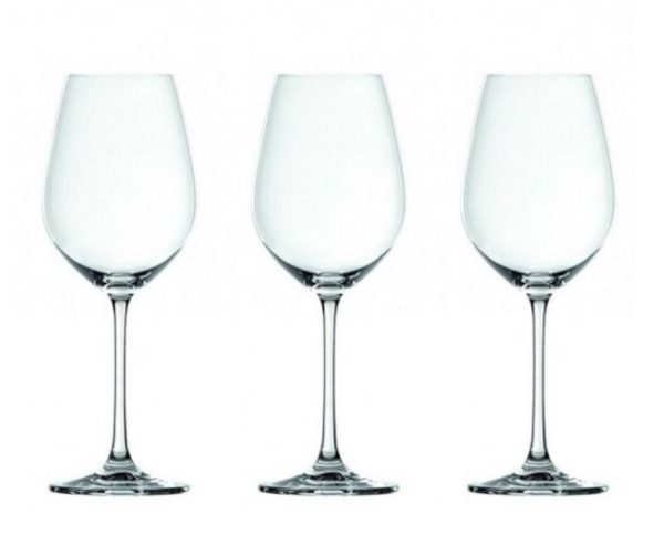 Set de 6 catavinos con pie alto